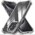 Anti-shock Corner Protective 1.5MM Soft TPU Hard PC Clear Phone Case for iPhone
