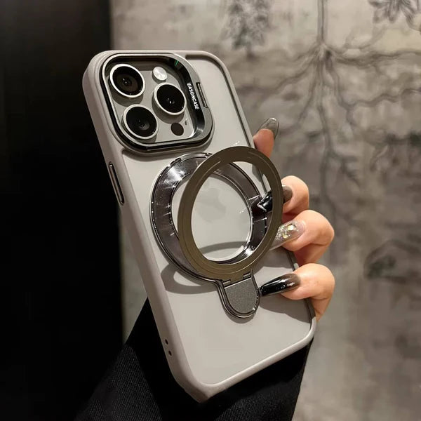 Premium Dual Stand Case for iPhone with Camera Lens Guard